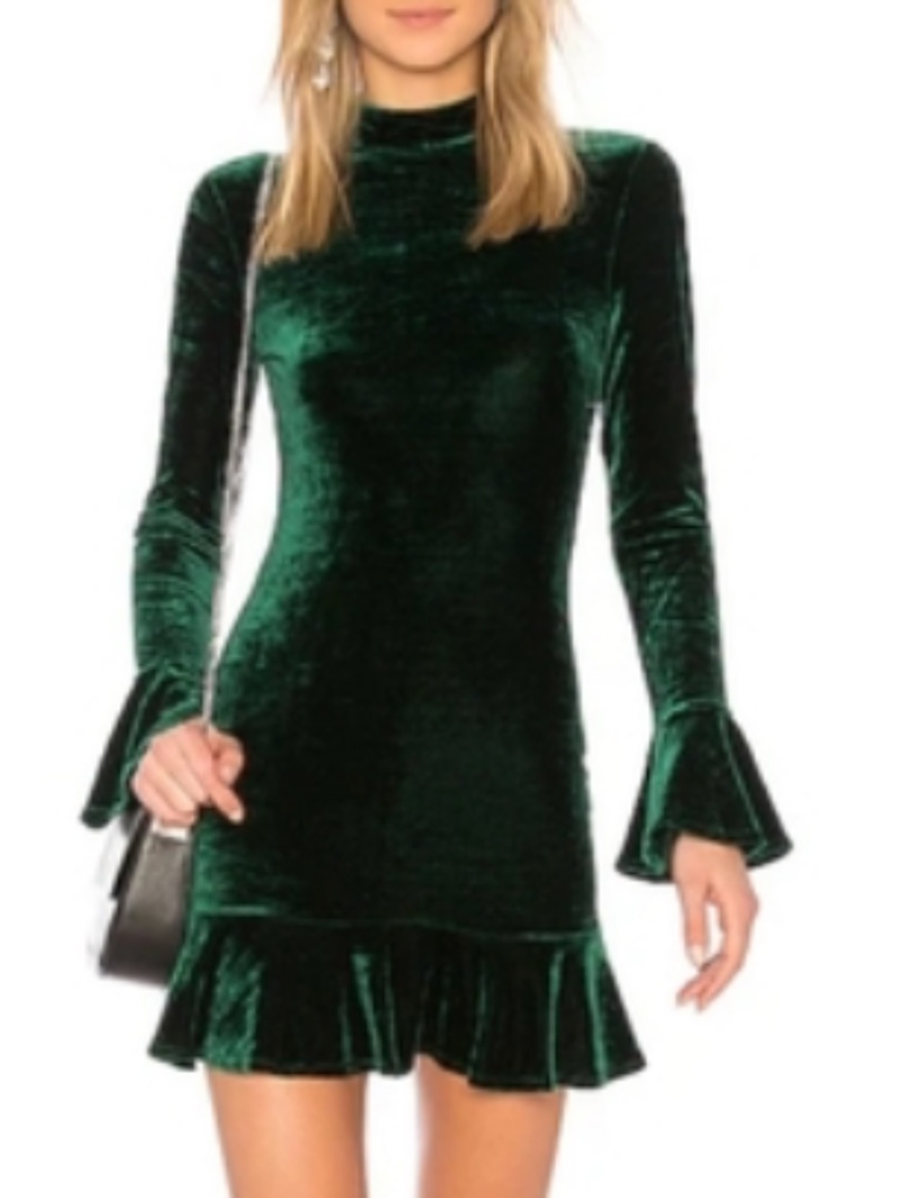 Lovers + Friends | Dresses | Lovers And Friends S Green Velvet Dress